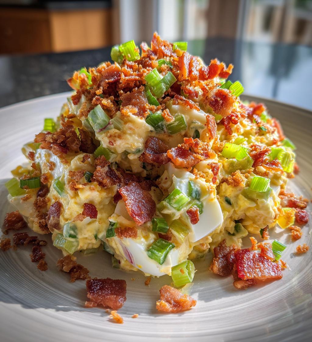 crispy egg salad - detail 1