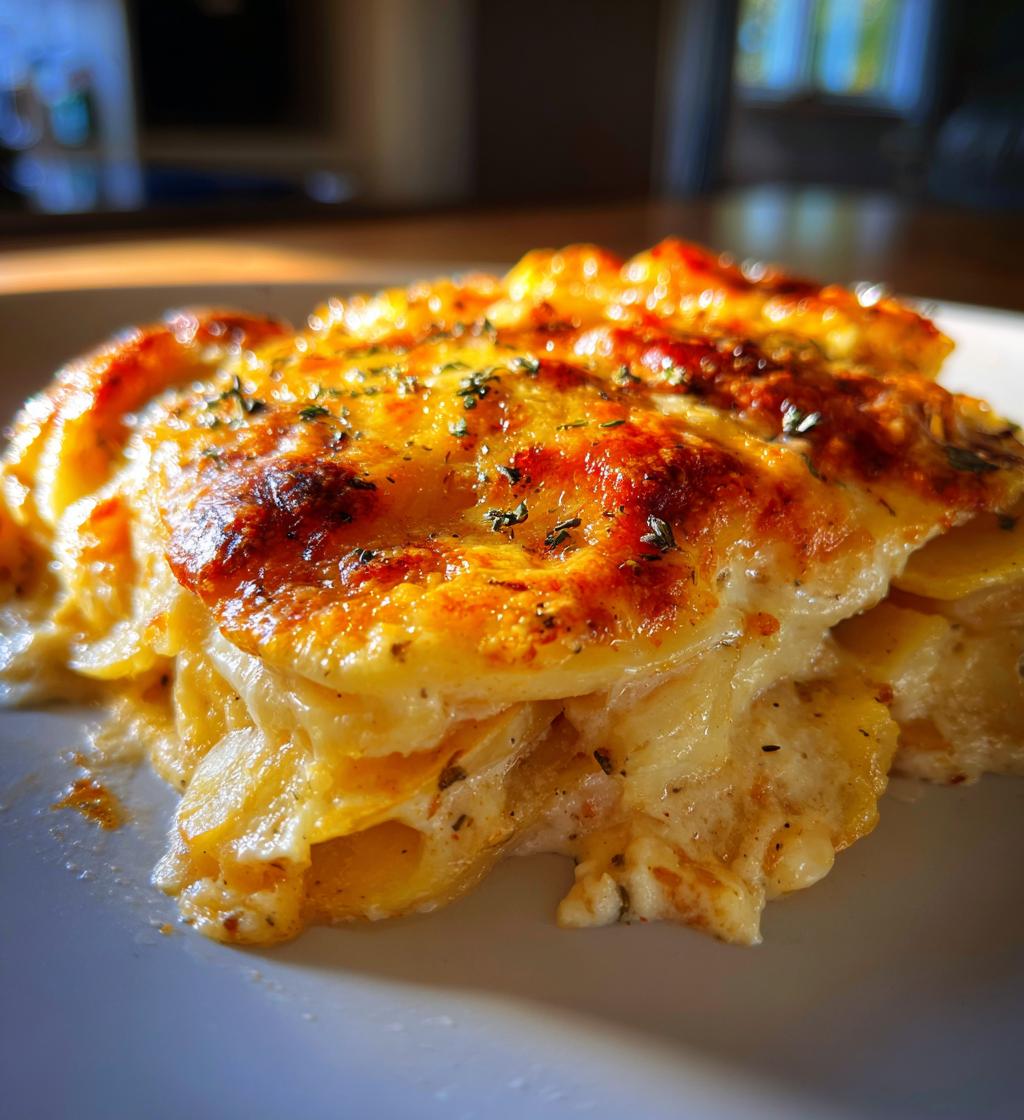 dads creamy cheesy au gratin potatoes