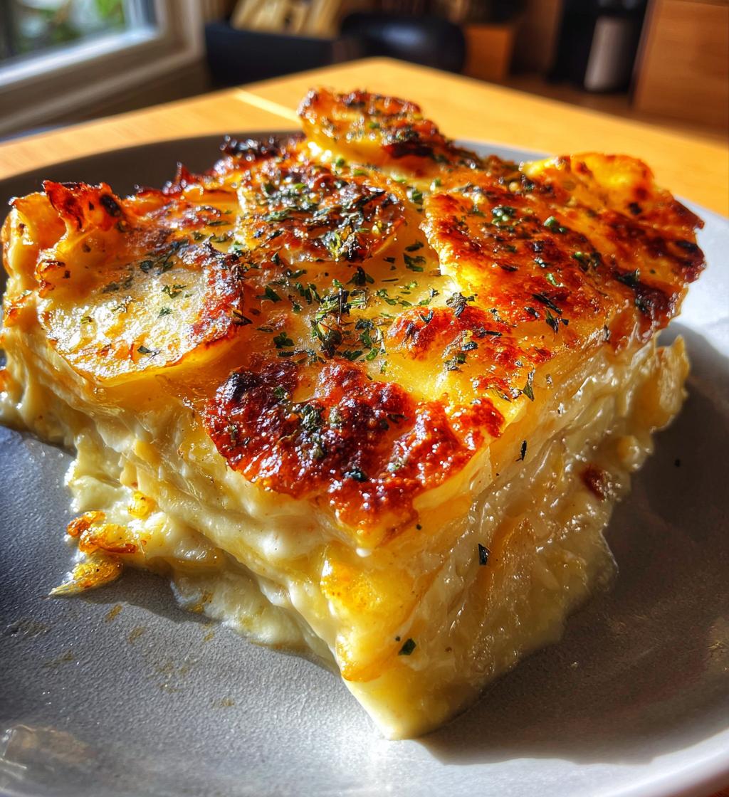 dads creamy gratin potatoes