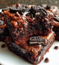 decadent oreo brownies