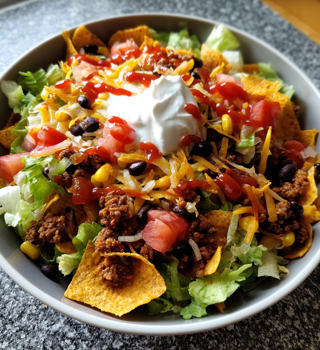 doritos taco salad - detail 1
