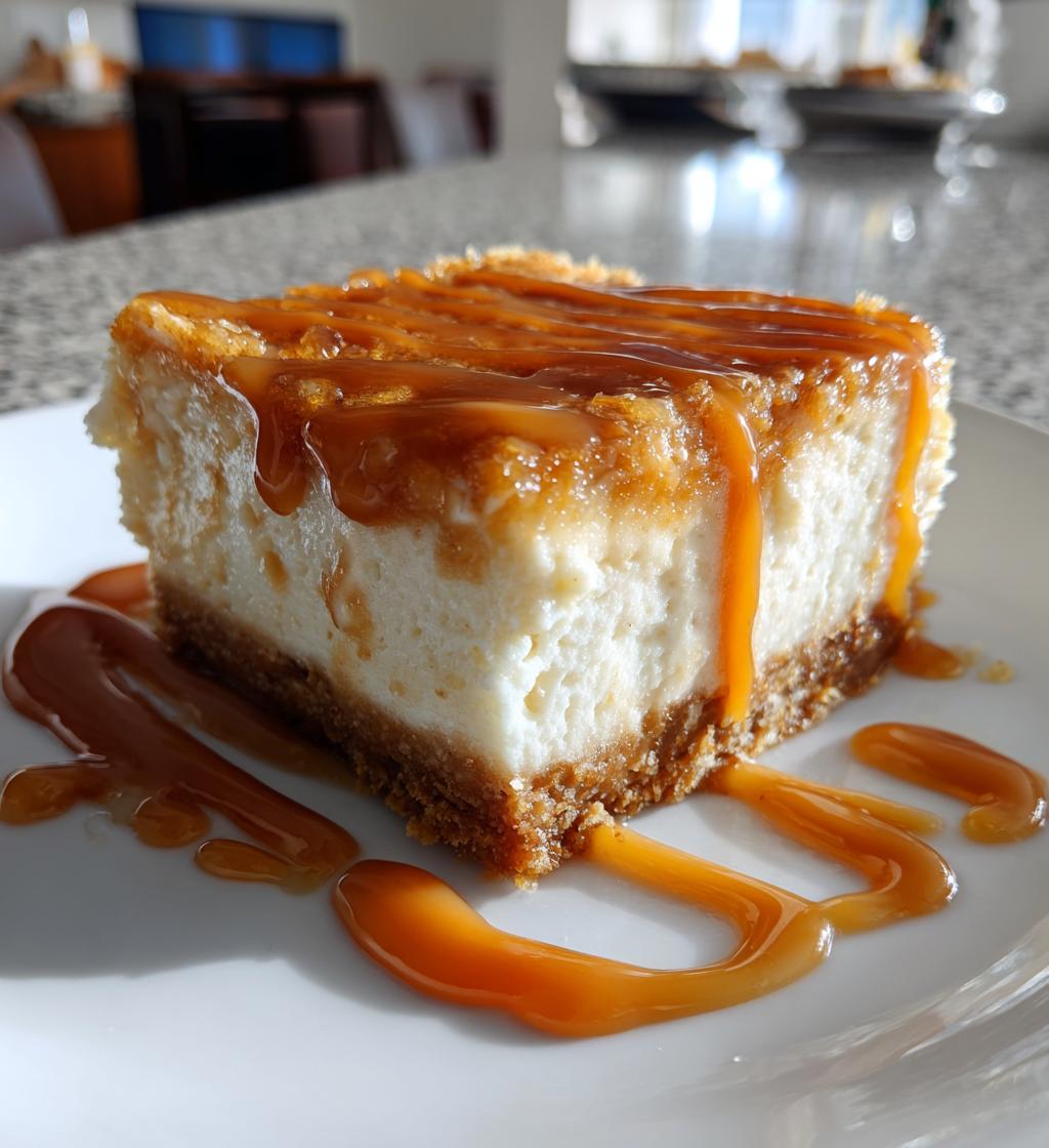 dulce de leche cheesecake bars