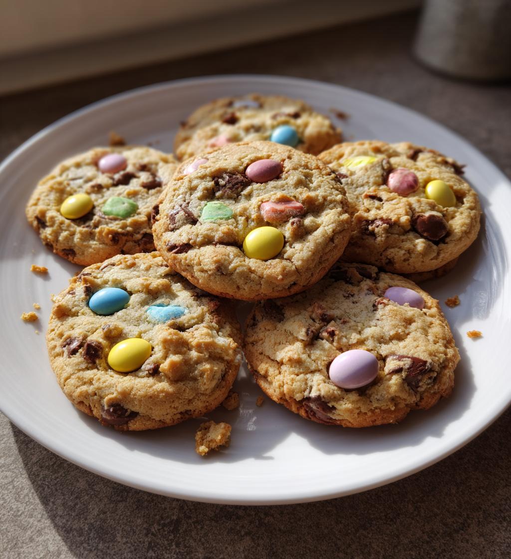 easter chocolate chip cookies