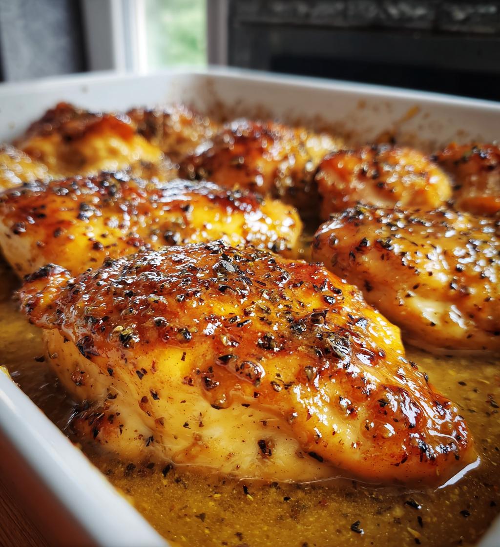 easy baked honey dijon chicken - detail 1