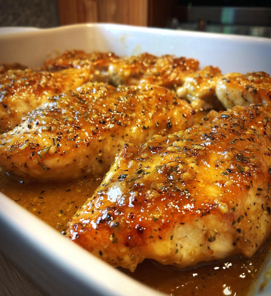 easy baked honey dijon chicken