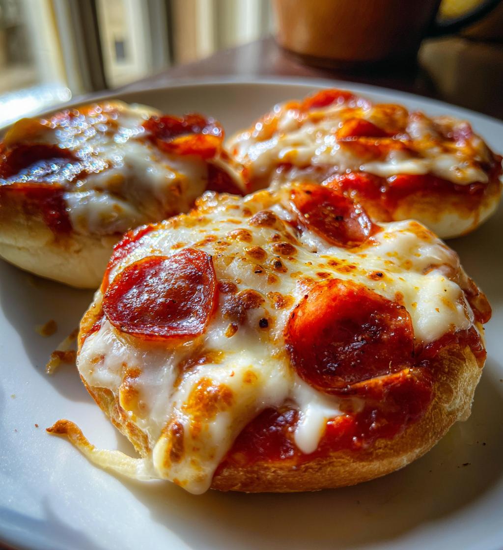 english muffin pizzas - detail 1