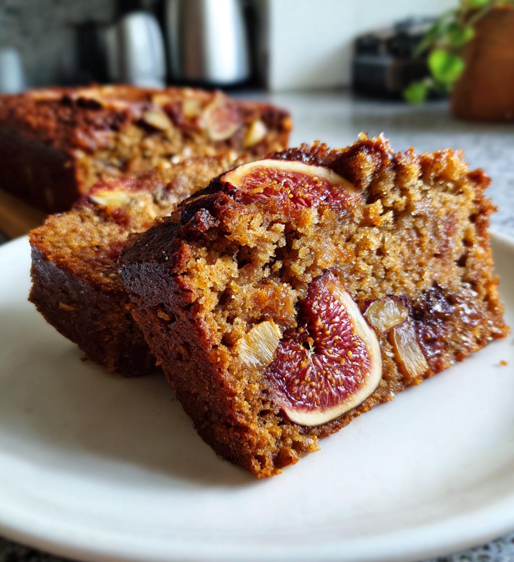 fig almond date cake - detail 1