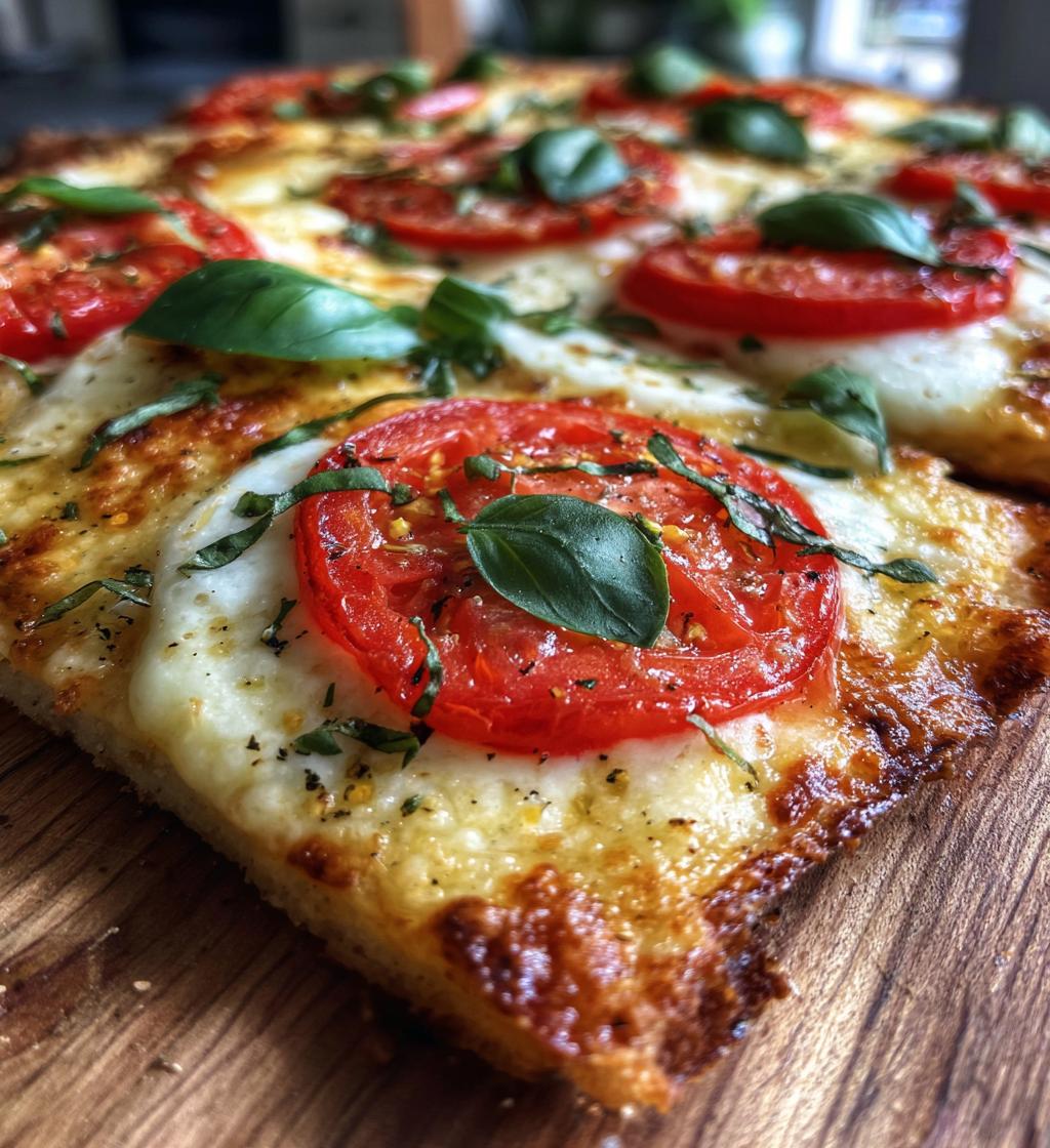 flatbread pizza margherita