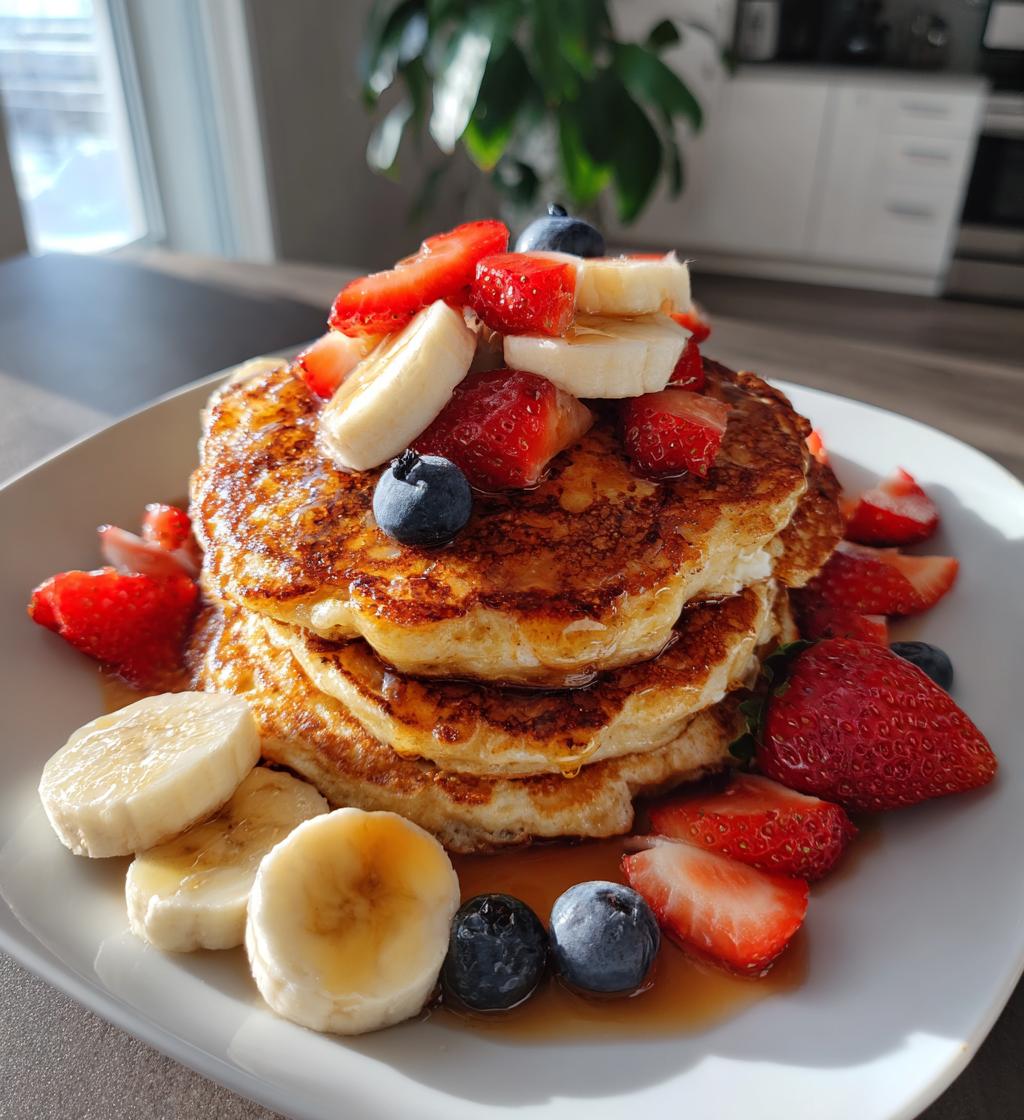 flourless cottage cheese pancakes