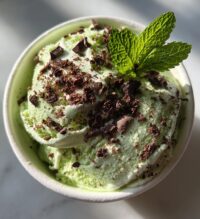 fresh mint ice cream