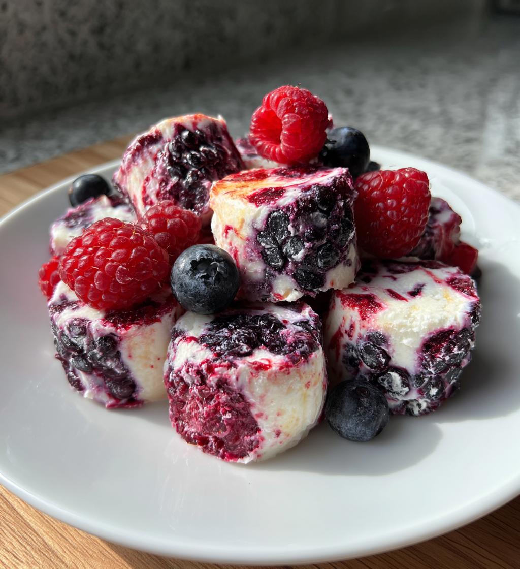 frozen greek yogurt bites - detail 1