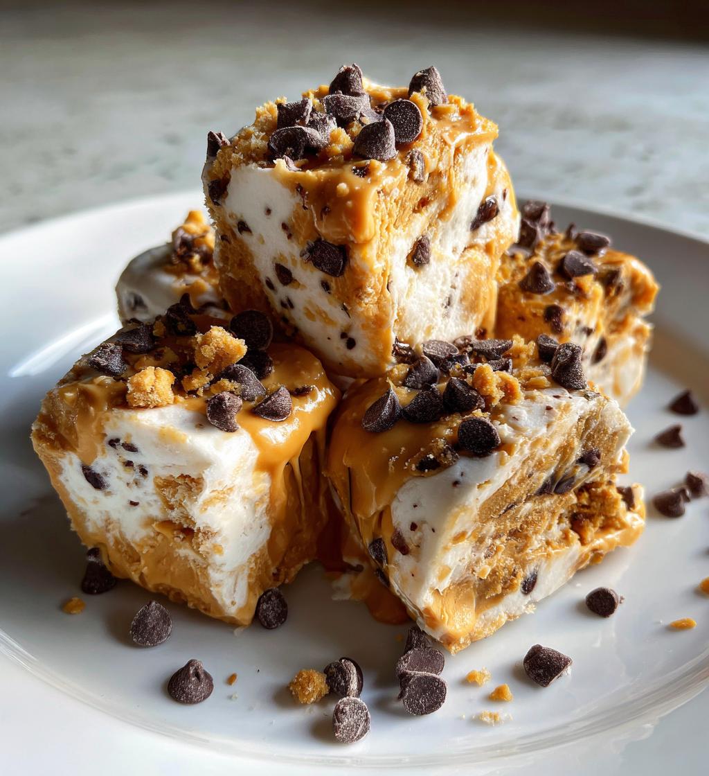 frozen peanut butter greek yogurt bites - detail 1