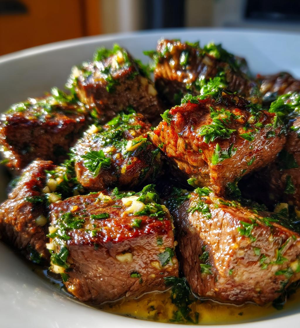 garlic butter steak bites a flavorful and juicy delight - detail 1