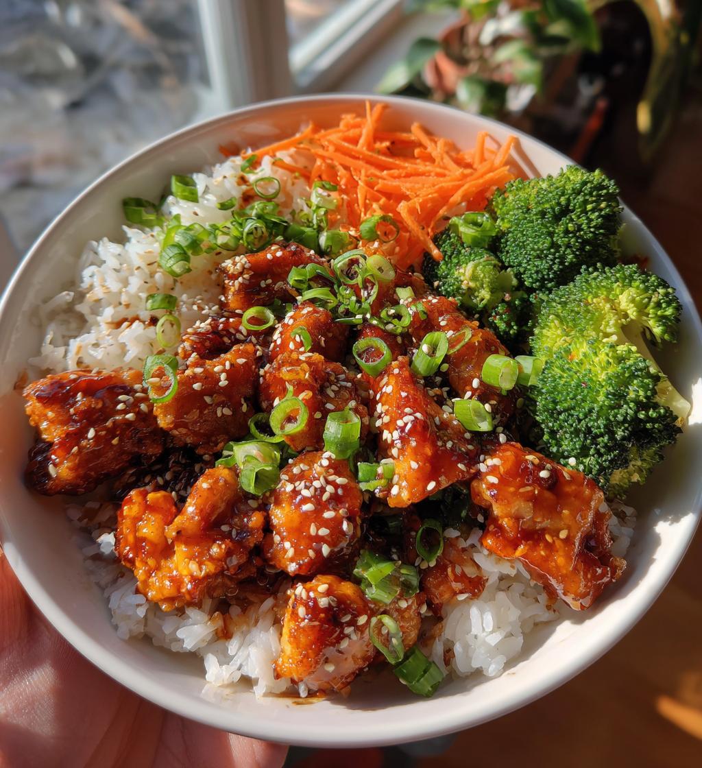 gochujang chicken bowl - detail 1