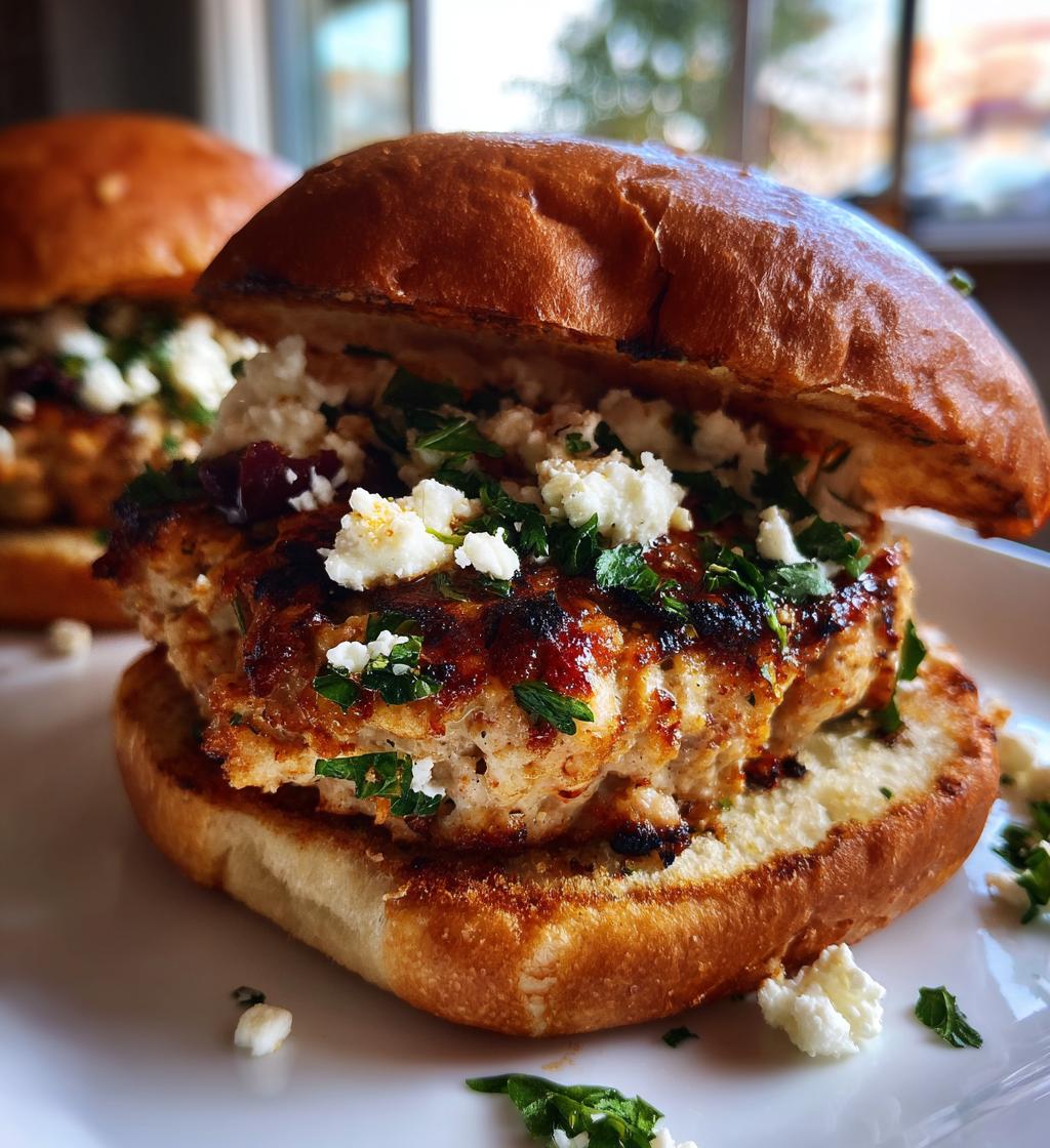 greek chicken burgers a mediterranean twist on a classic favorite - detail 1