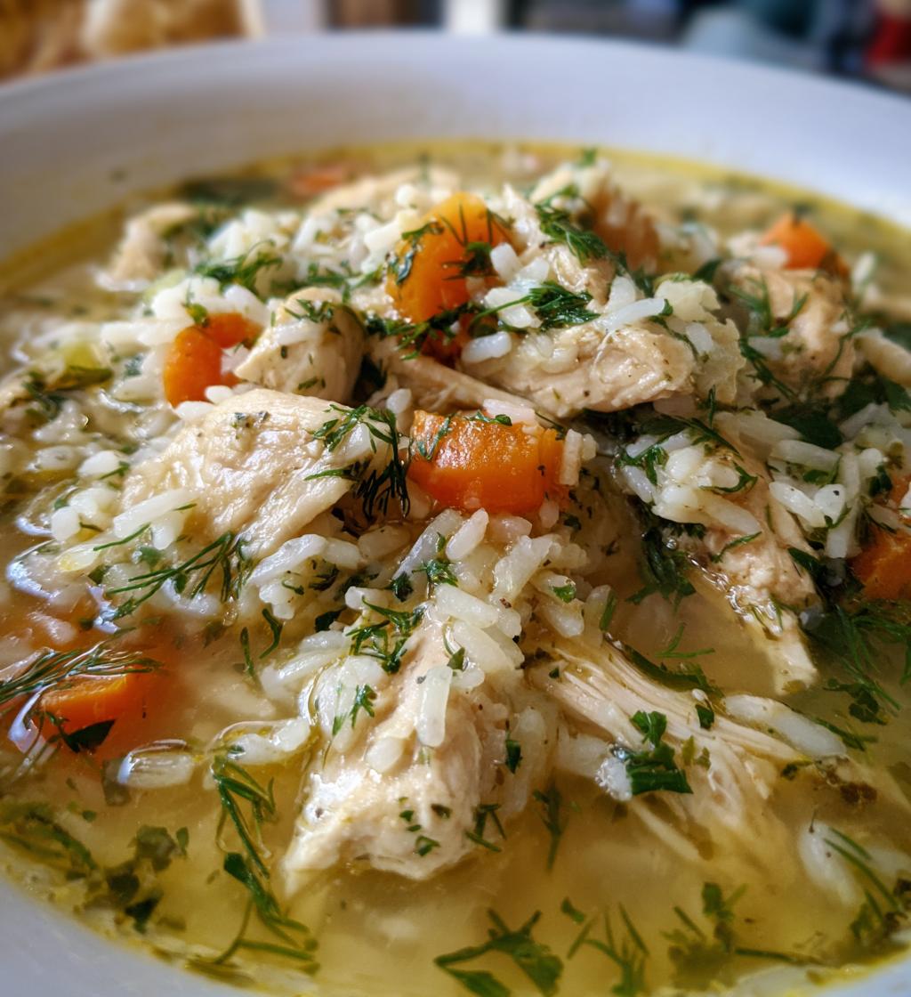 greek lemon chicken soup a comforting and zesty delight - detail 1