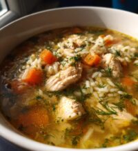 greek lemon chicken soup a comforting and zesty delight