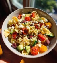 greek pasta with feta