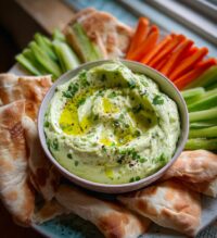 green olive dip