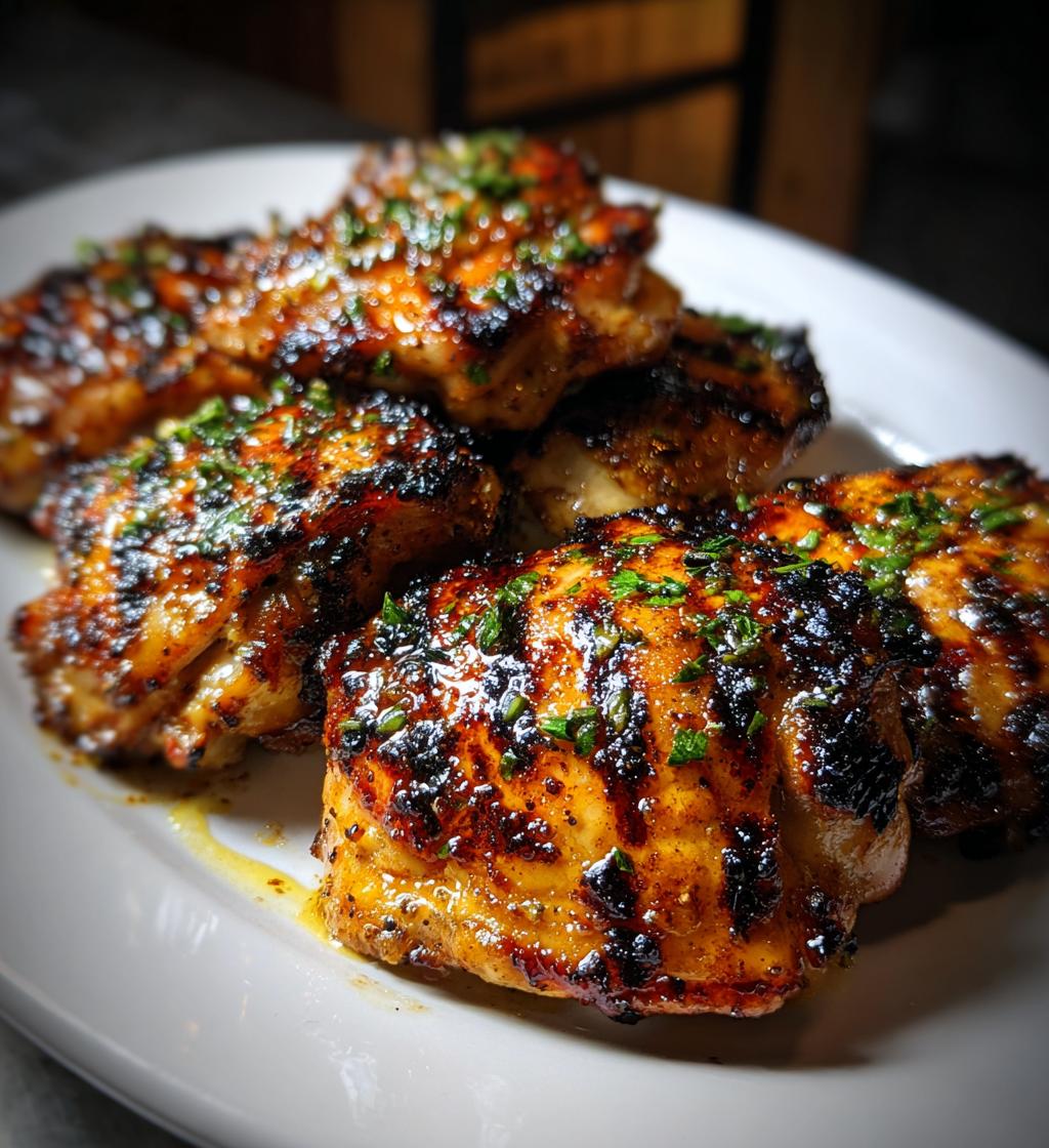 grilled chicken thighs