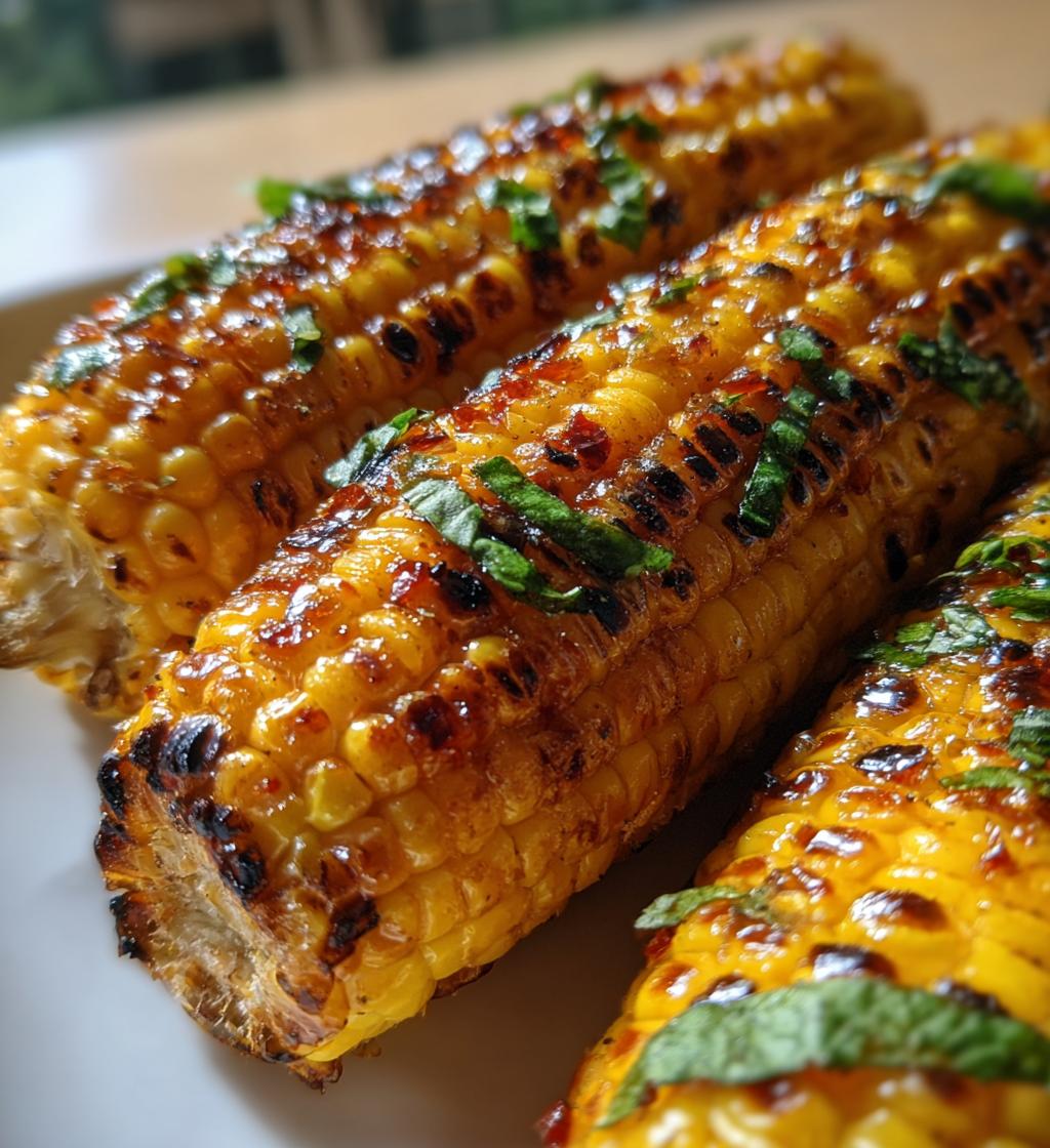 grilled corn on the cob with chili lime butter