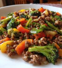 ground beef stir fry