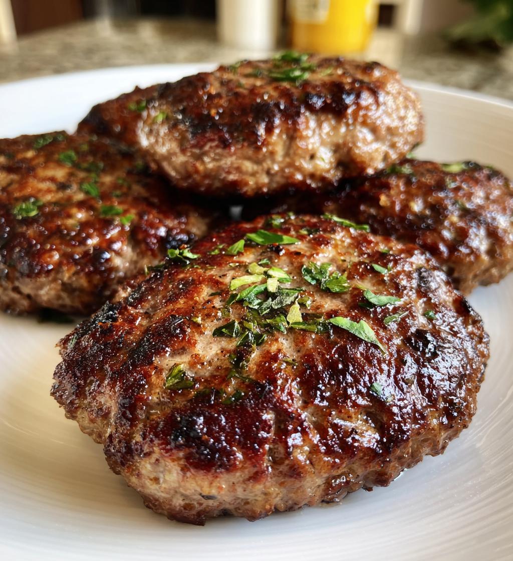 hamburger steaks - detail 1
