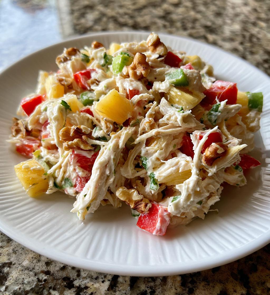 hawaiian chicken salad - detail 1