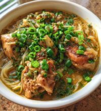 hawaiian style chicken long rice soup