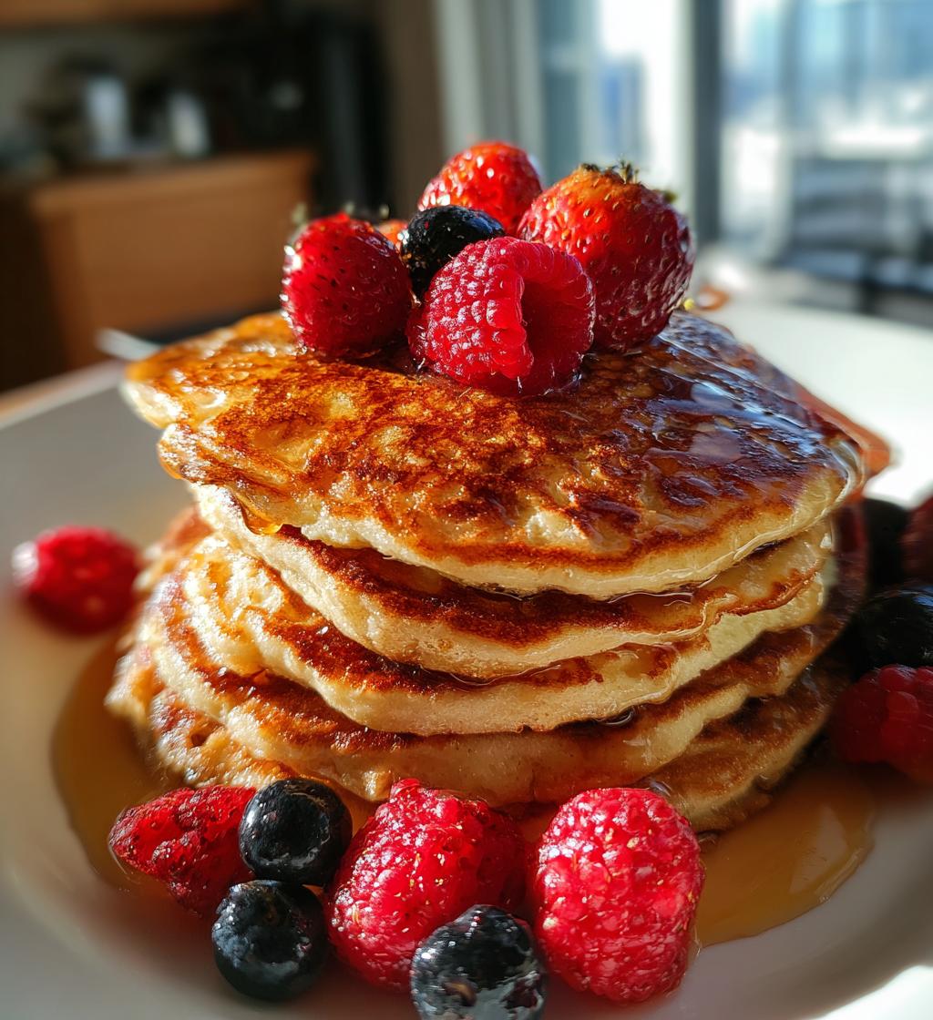 high protein cottage cheese pancakes - detail 1