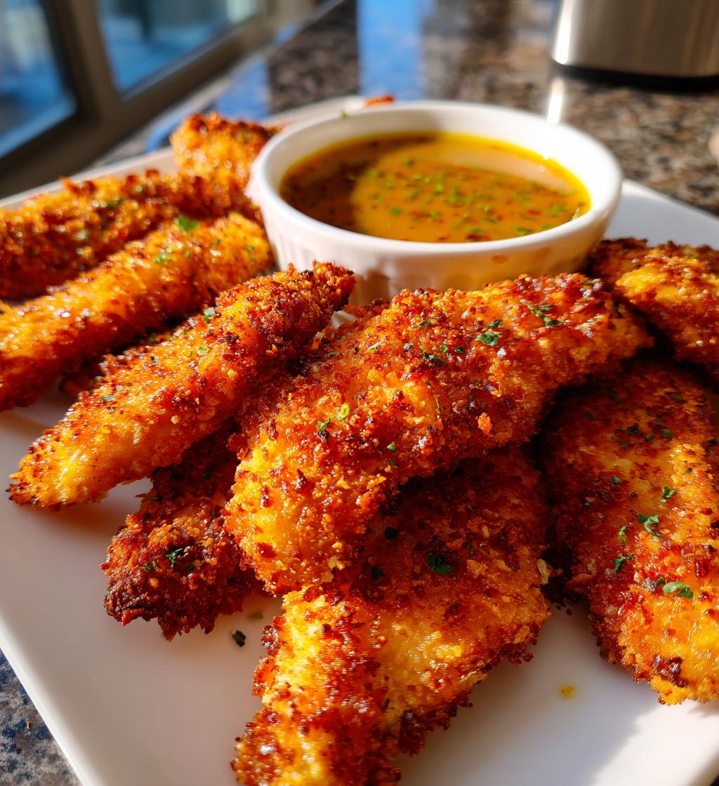 homemade baked chicken tenders - detail 1