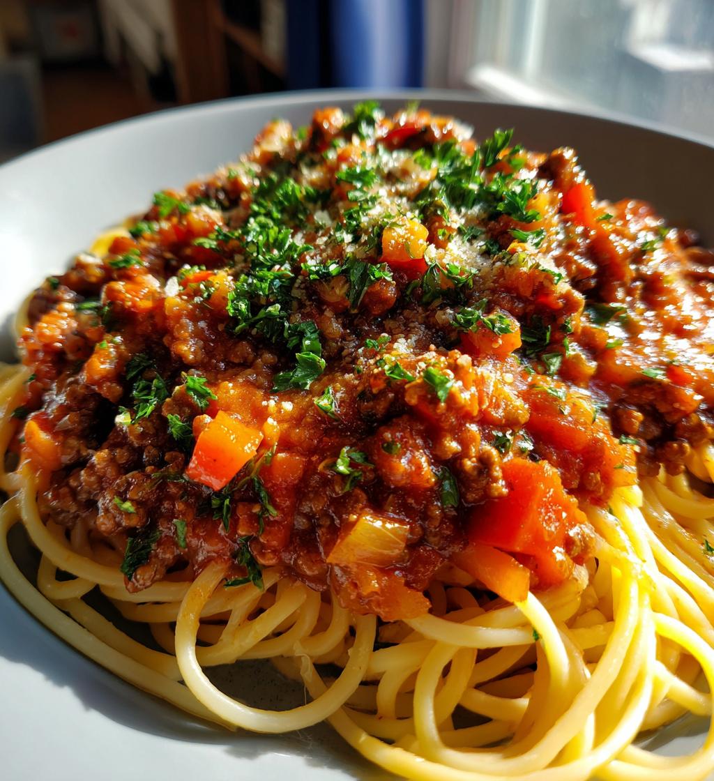 homemade bolognese sauce