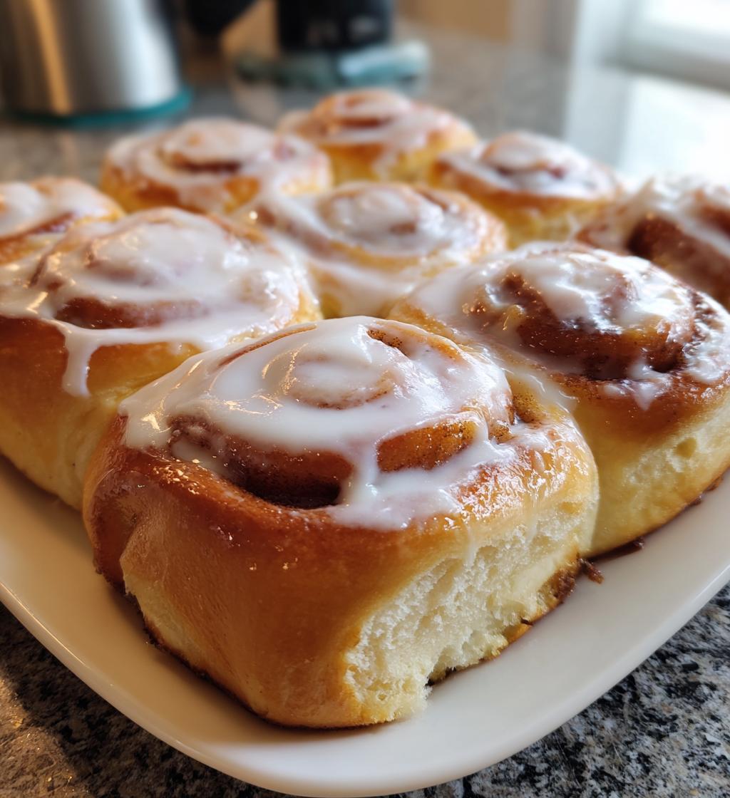 homemade cinnamon rolls - detail 1