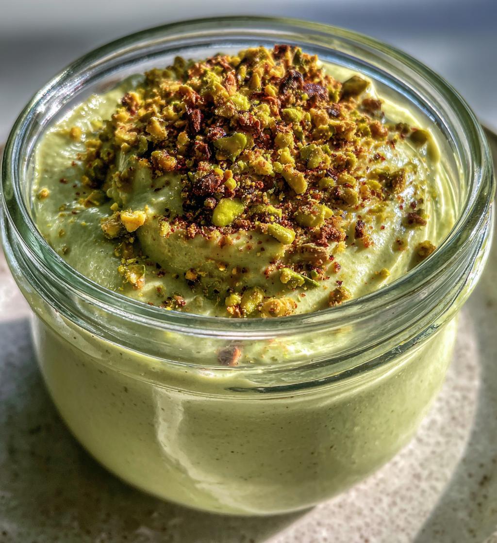 homemade italian style pistachio cream - detail 1