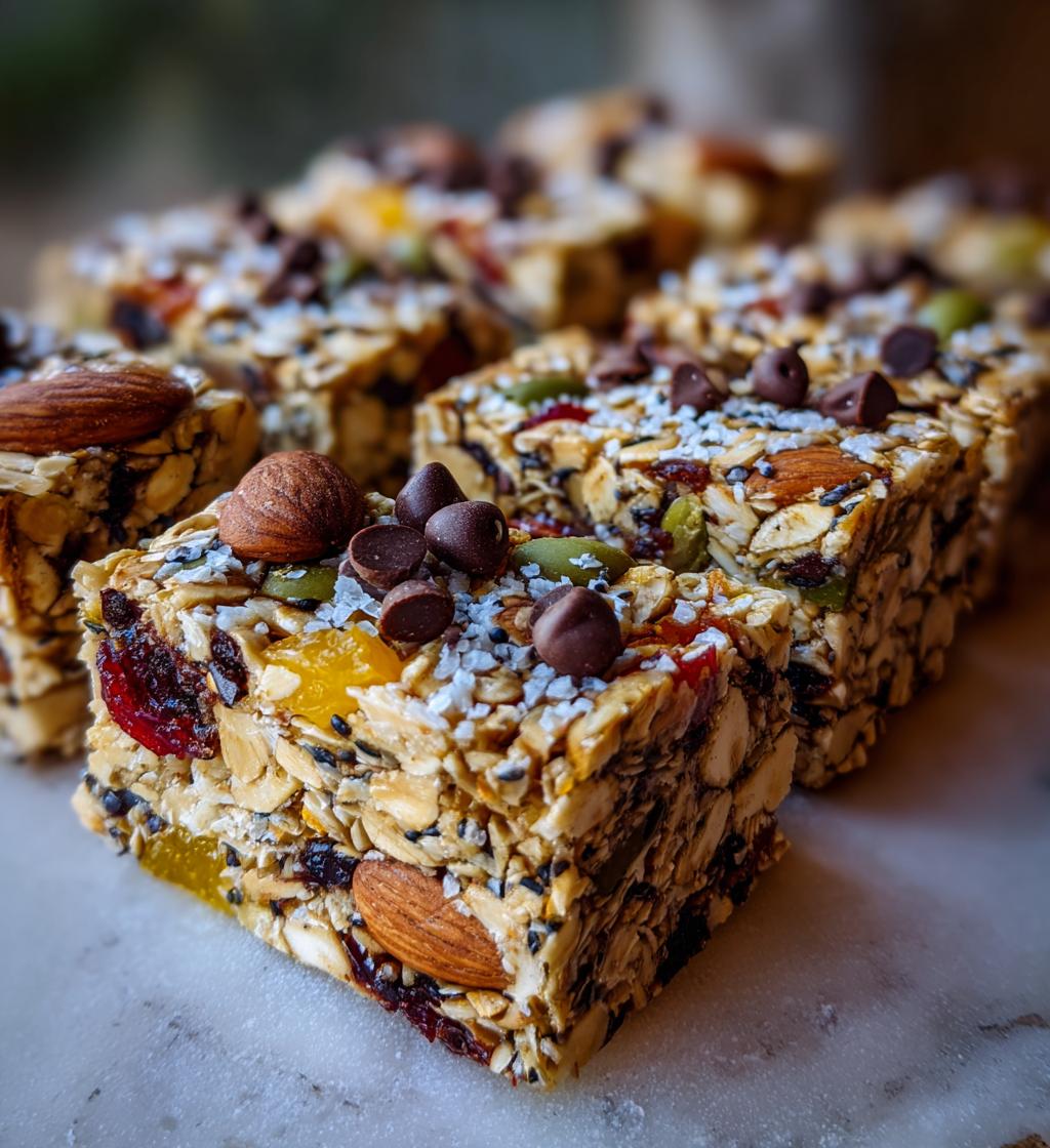 homemade no bake granola bars