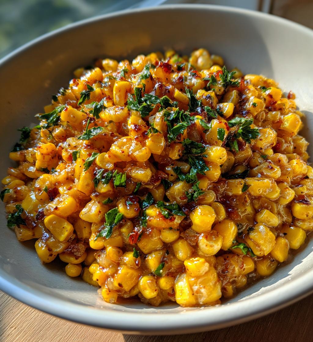 honey butter skillet corn - detail 1