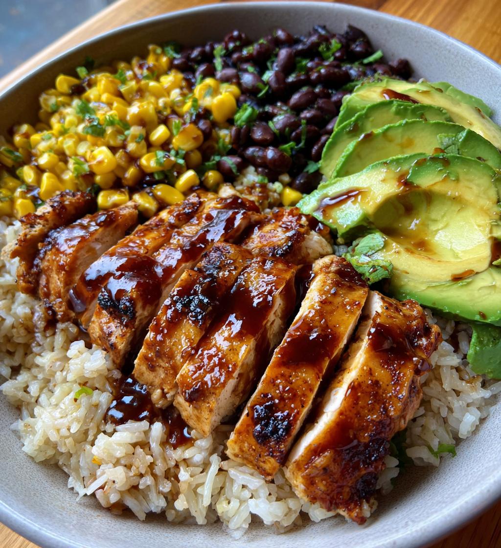 honey chipotle chicken rice bowls recipe