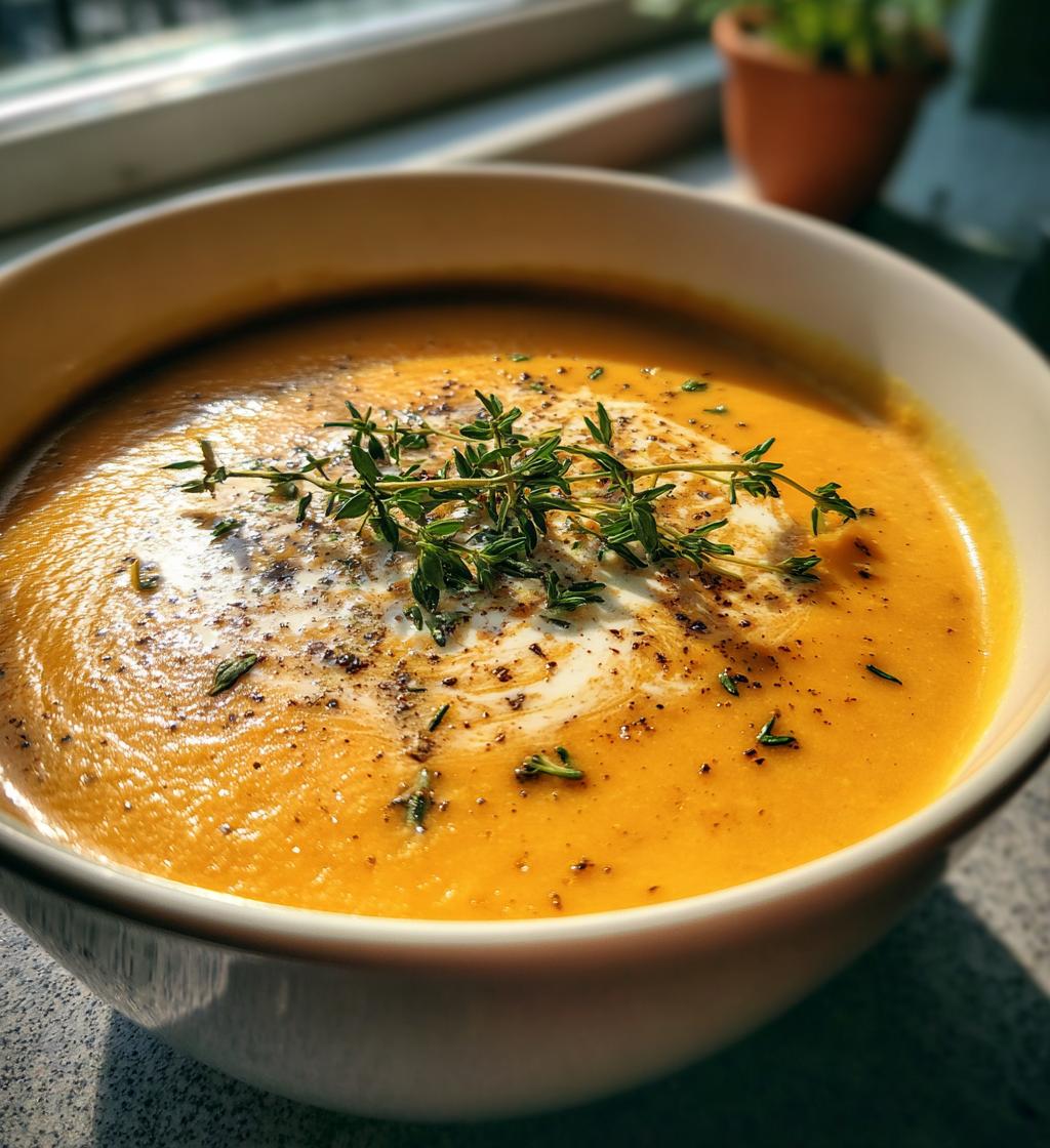 honey roasted acorn squash soup - detail 1