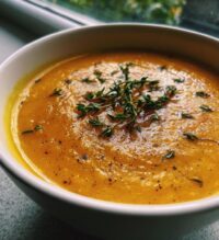 honey roasted acorn squash soup