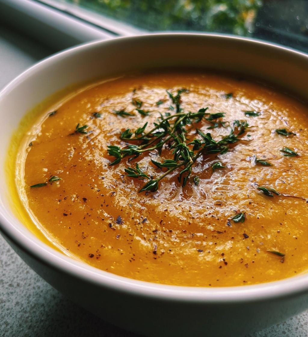 honey roasted acorn squash soup