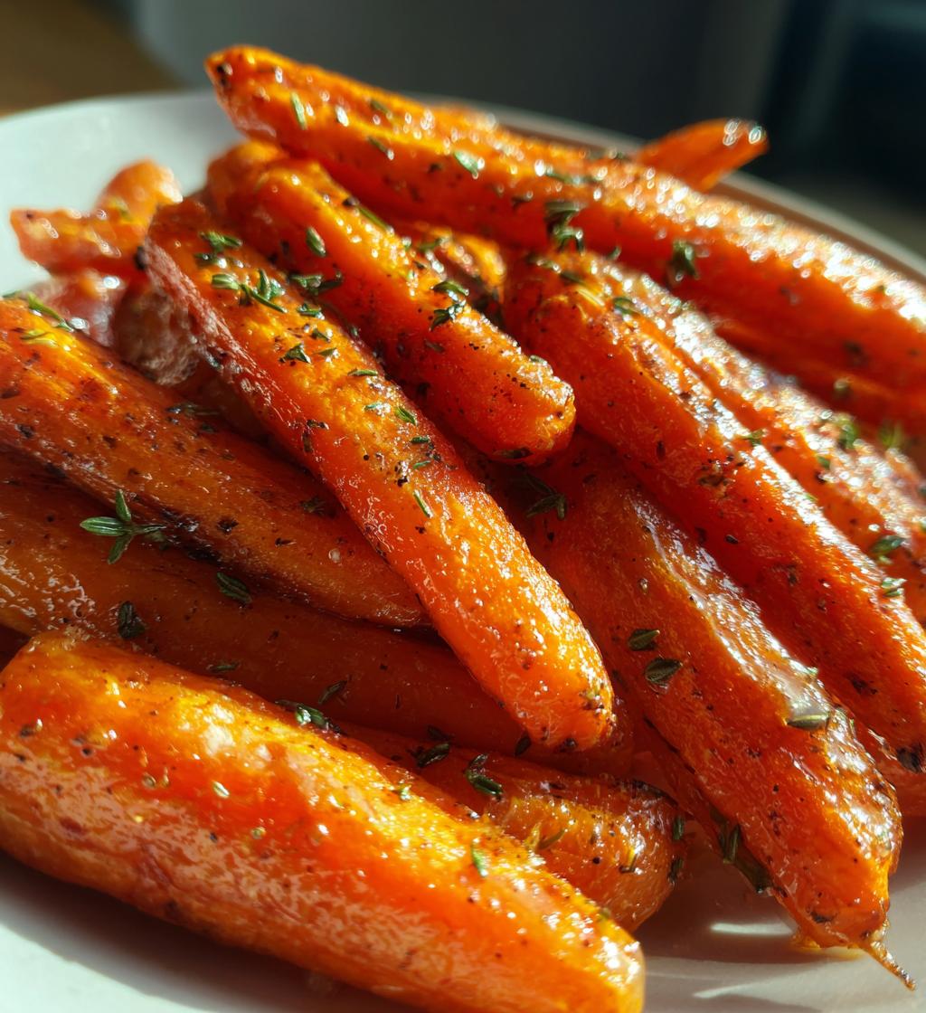 honey roasted carrots - detail 1