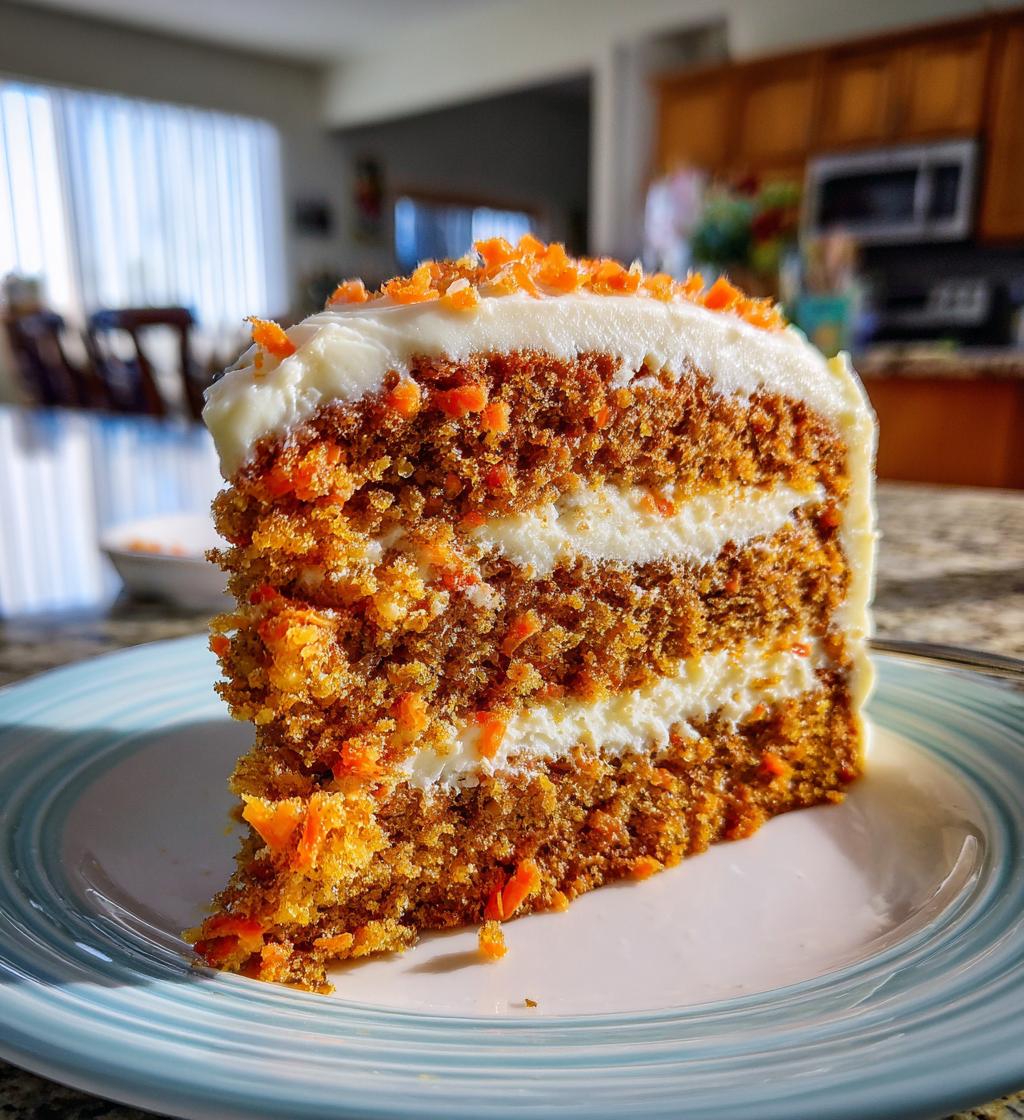 honeybun carrot cake with cheesecake filling