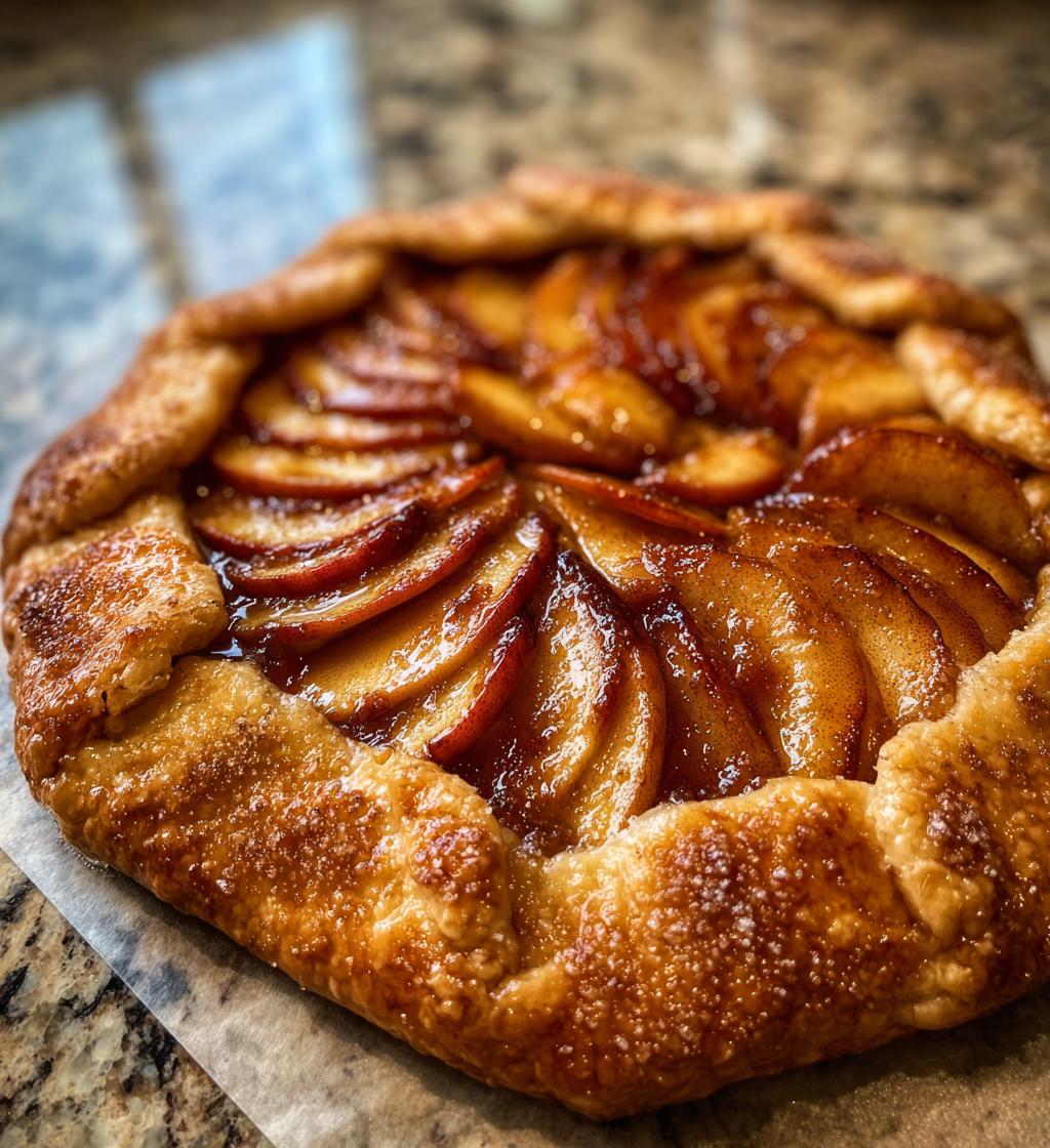 honeycrisp apple galette - detail 1