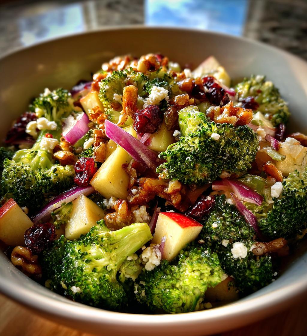 honeycrisp broccoli salad - detail 1