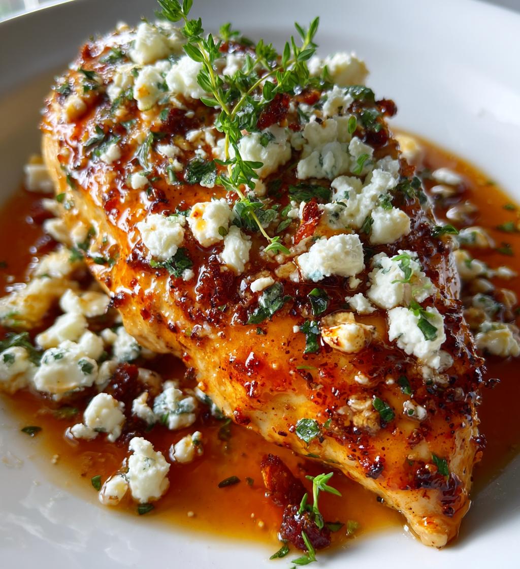 hot honey feta chicken