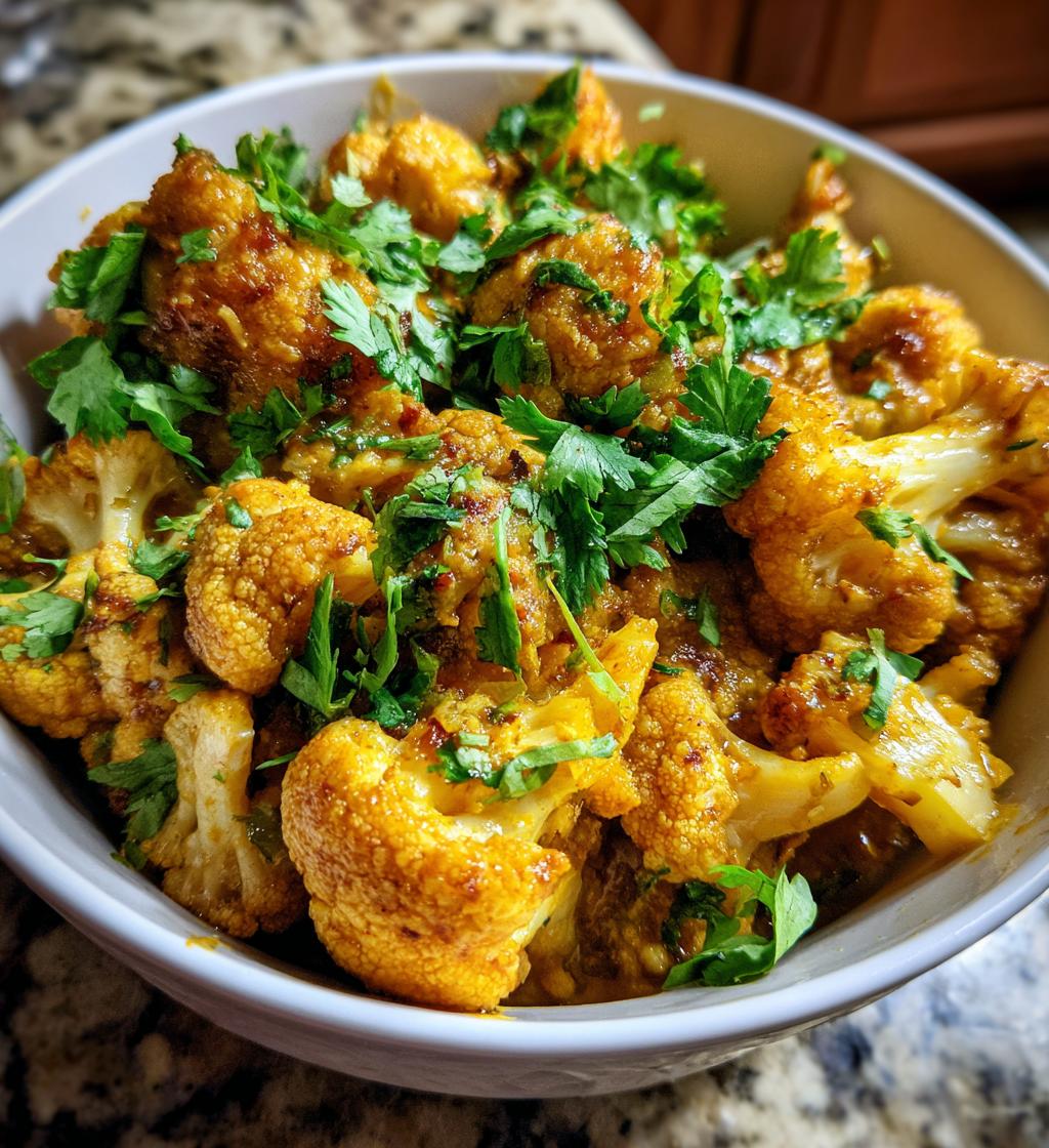 indian butter cauliflower - detail 1