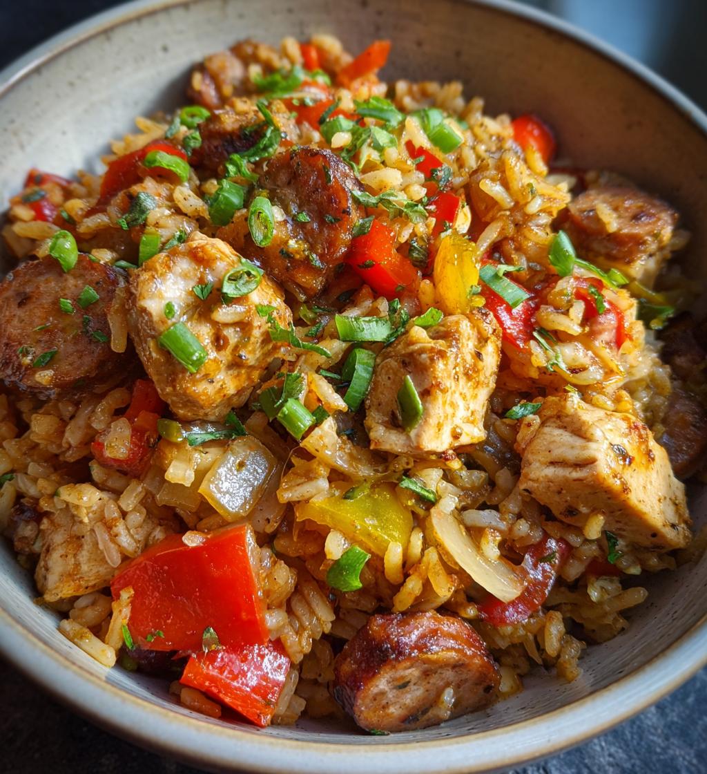 instant pot chicken and sausage jambalaya