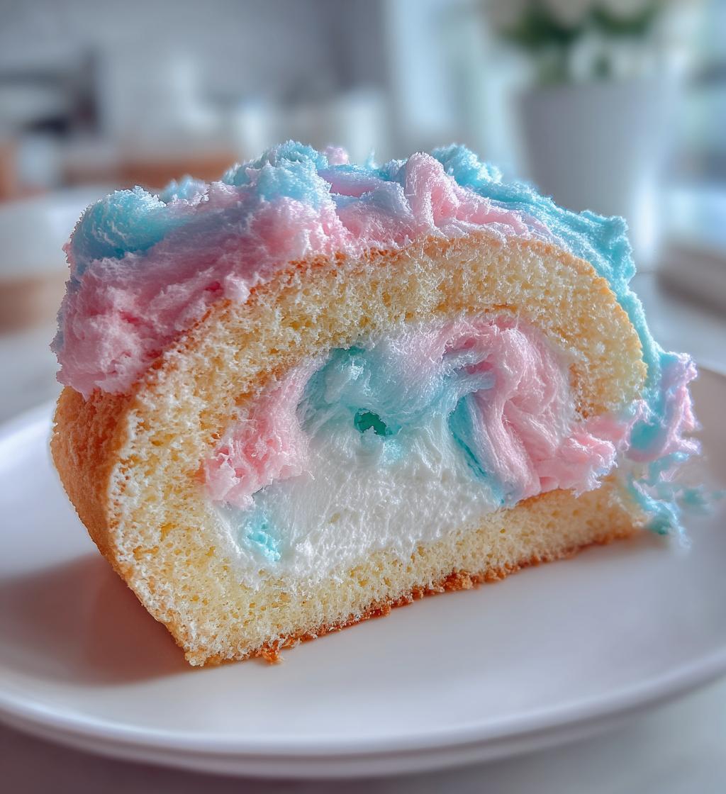 japanese cotton candy swiss cake roll