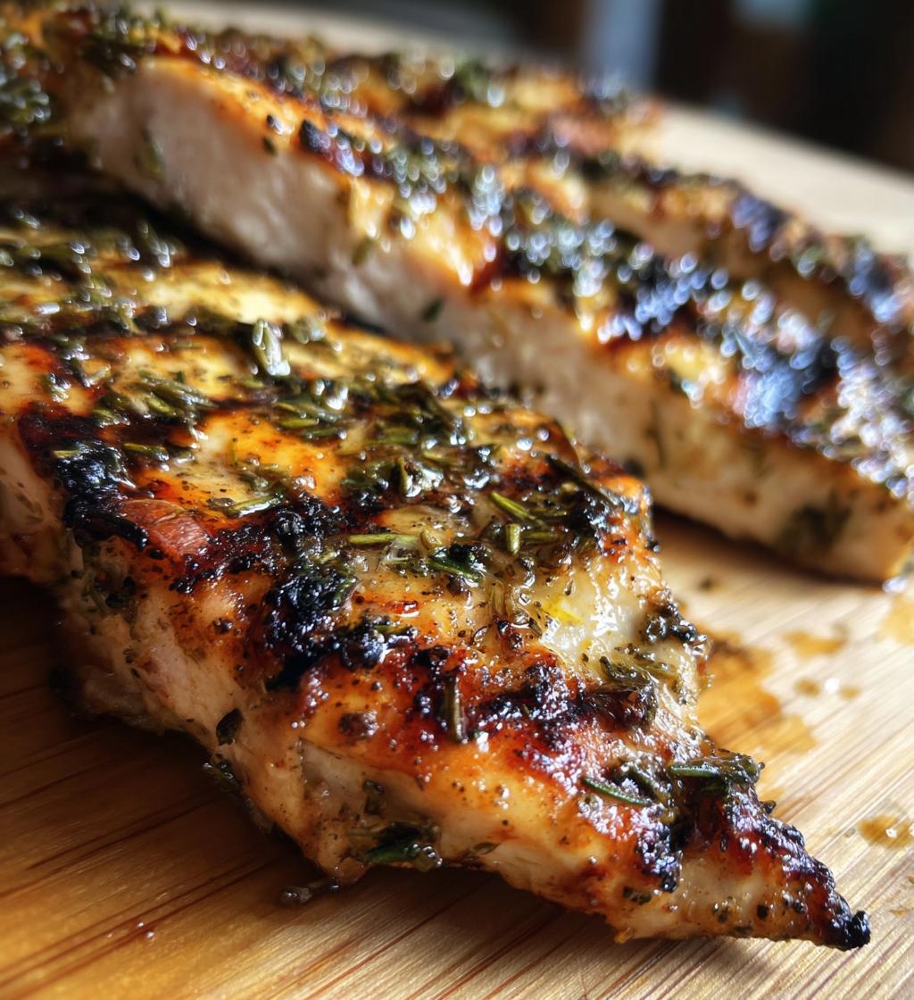 juicy grilled chicken mediterranean herbs - detail 1