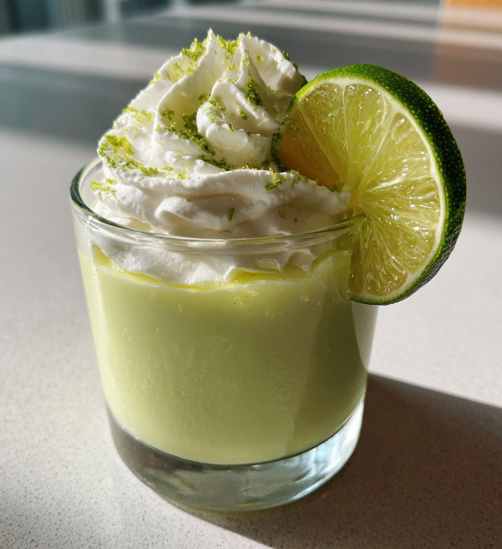 key lime coconut panna cotta - detail 1